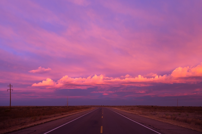Road Trip - New Mexico Morning by artist Jamie Leasure